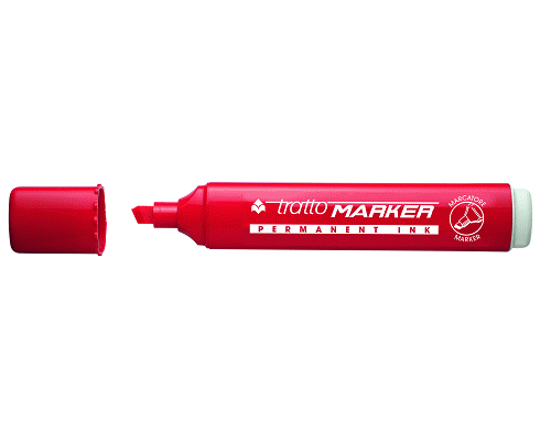 TRATTO Marker Set – 12 Stück, Brauntöne, Mit Meißelspitze (Chisel Tip)