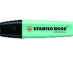 EVIDENZIATORE A PENNA STABILO BOSS ORIGINAL PASTEL SCALPELLO VERDE MENTA