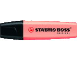 EVIDENZIATORE A PENNA STABILO BOSS ORIGINAL PASTEL SCALPELLO ROSA PESCA